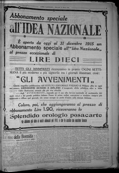 L'idea nazionale : settimanale-politico